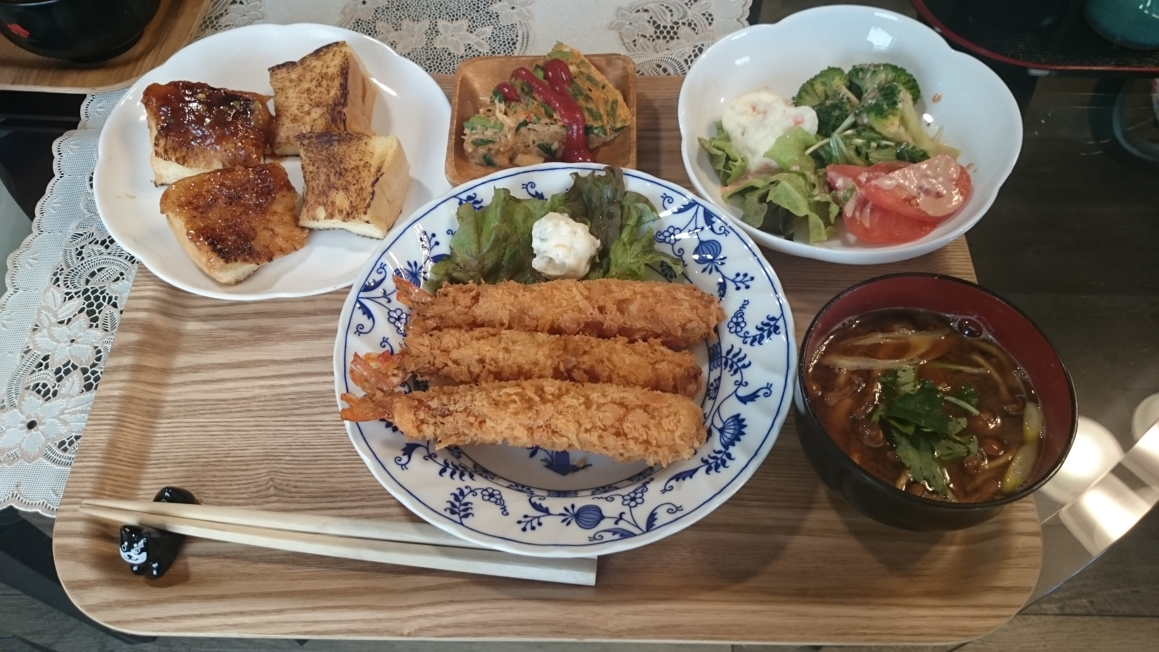 エビフライ定食